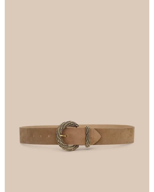 L'Agence Natural Adelle Suede Belt