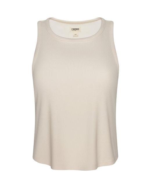 L'Agence Blue Cael Tank Top