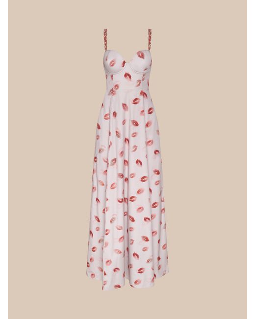L'Agence Pink Sutton Maxi Dress