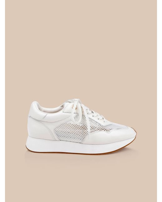 L'Agence White Deepa Platform Sneaker