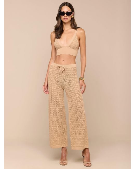 L'Agence Natural Reverie Pointelle Knit Bralette