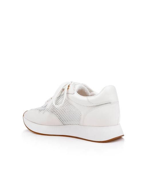 L'Agence White Deepa Platform Sneaker