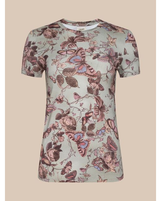 L'Agence Multicolor Ressi Fitted T-Shirt
