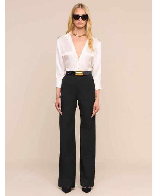 L'Agence White Dani Blouse