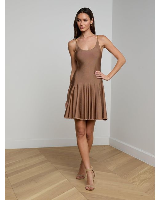 L'Agence Multicolor Lana Knit Dress