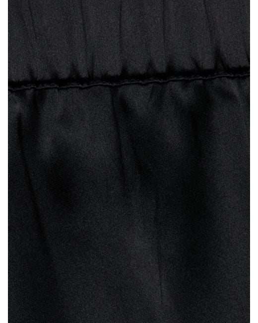 L'Agence Black 'Agence Joy Silk Lace Short