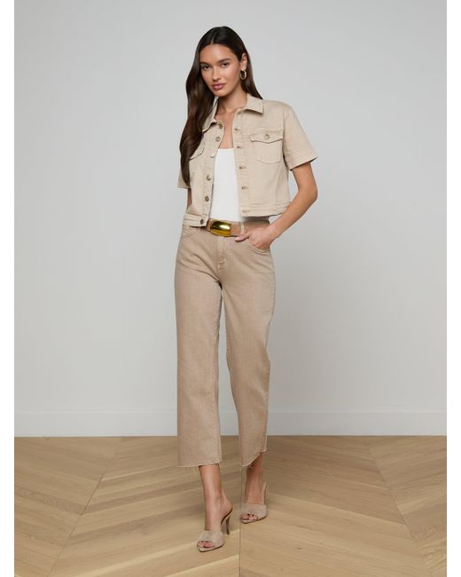 L'Agence Natural Kirstie Jean Shirt Jacket