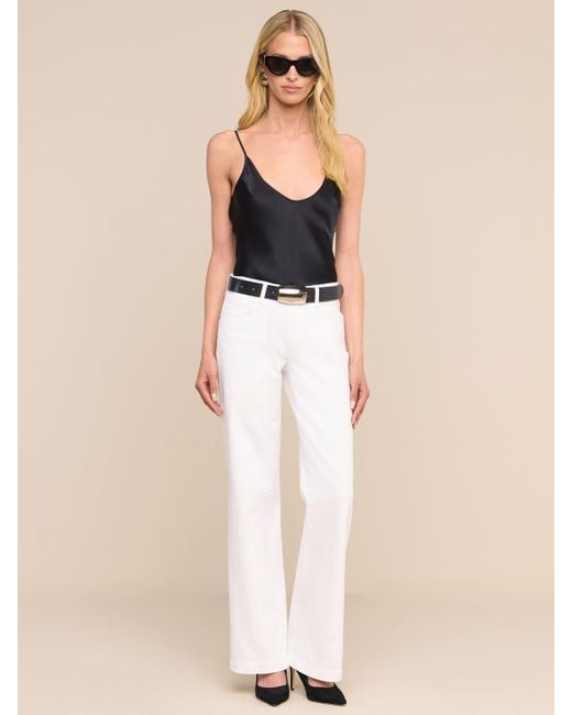 L'Agence Black Lexi Silk Camisole