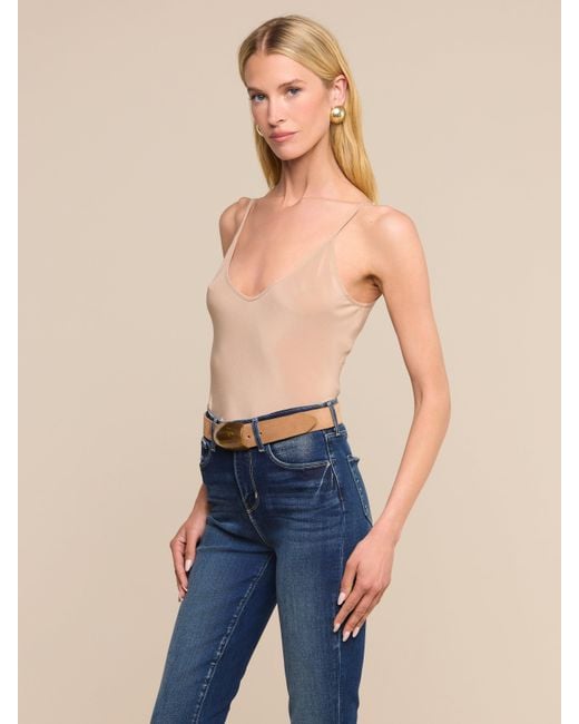 L'Agence Natural Lexi Silk Camisole