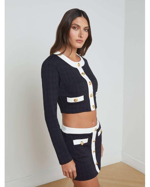 L'Agence Multicolor Adaline Cardigan Cover-Up
