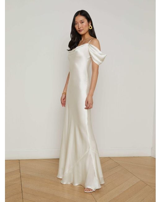 Robe En Soie Kenna, Ivoire L'Agence en coloris Natural