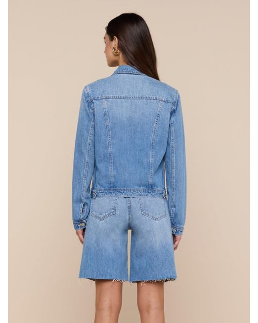 L'Agence Blue Celine Jean Jacket