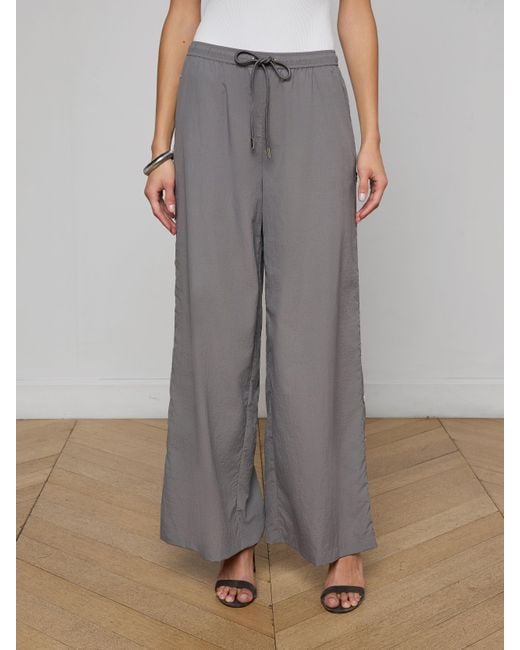 L'Agence Gray Valkyrie Snap Pants