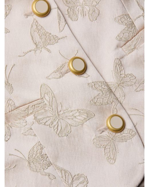 L'Agence Natural Alice Blazer Top