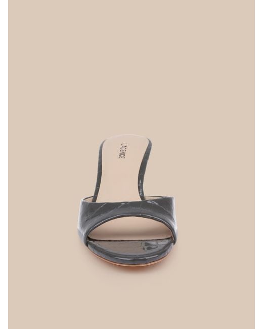 L'Agence Natural Arleen Kitten-Heel Mule