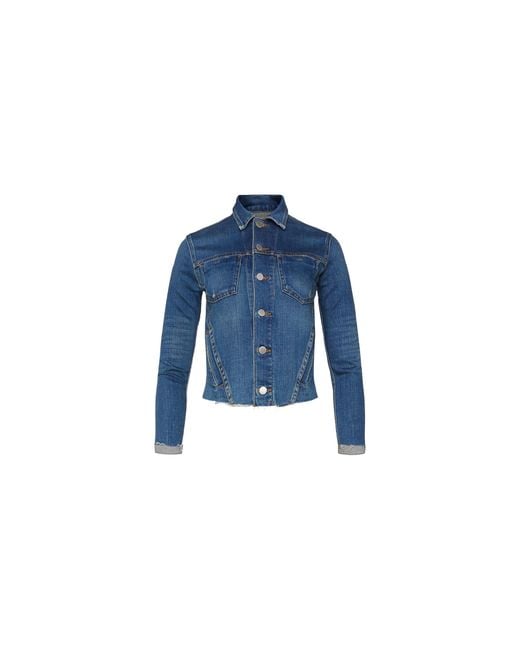 L'Agence Blue Janelle Denim Jacket