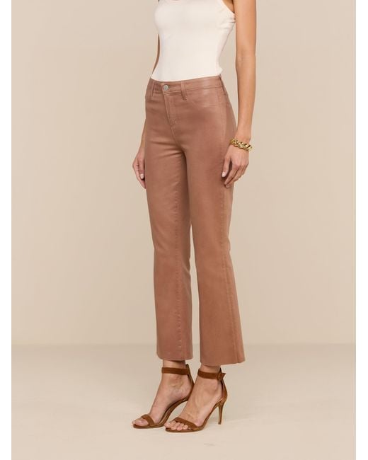L'Agence Blue Petite Kendra Coated Jean