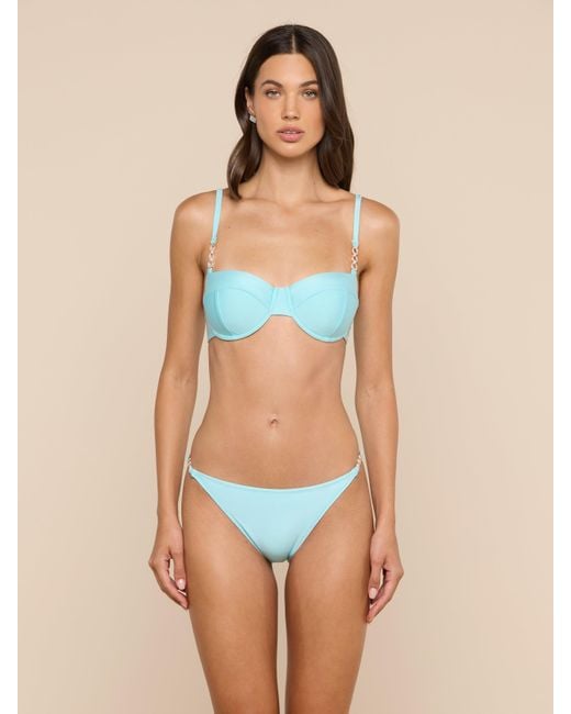 Bas De Bikini Ficelle, Bleu Glacé L'Agence en coloris Natural