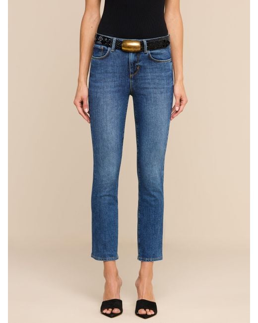 L'Agence Blue Celestia Slim-Leg Jean