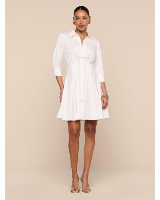 L'Agence Natural Journi Shirt Dress