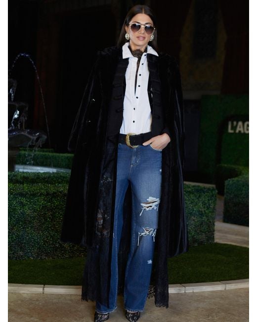 L'Agence Blue Zelda Slouchy Straight Jean