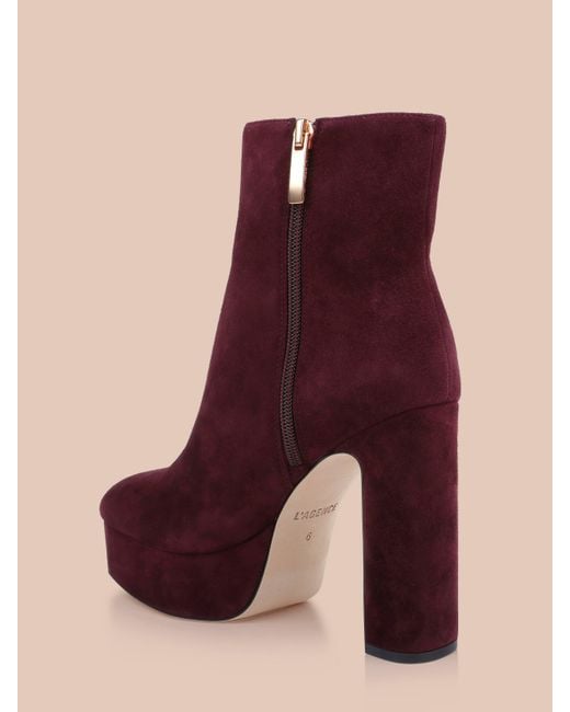 L'Agence Purple Soho Bootie
