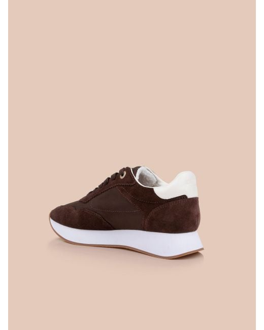 L'Agence Brown Deepa Platform Sneaker