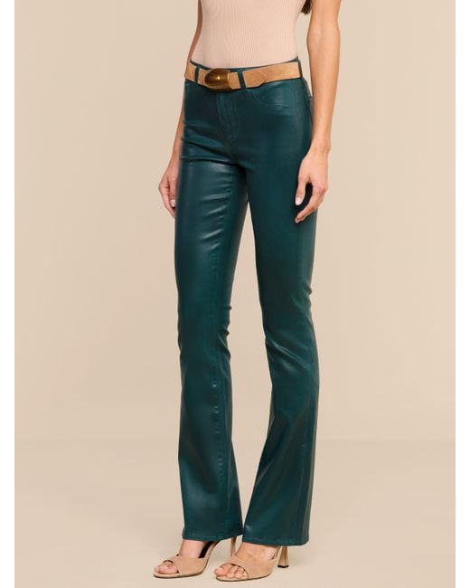 L'Agence Blue Selma Coated Bootcut Jean