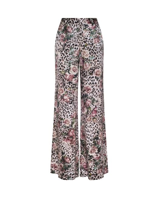 L'Agence White Pilar Silk Wide-Leg Pants