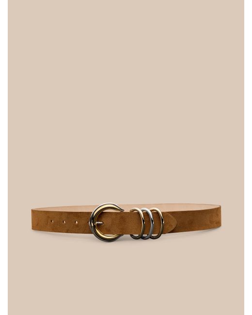 L'Agence Brown Tobar Leather Belt