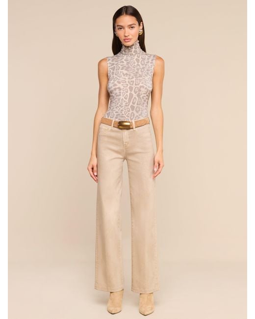 L'Agence Multicolor Ceci Sleeveless Turtleneck