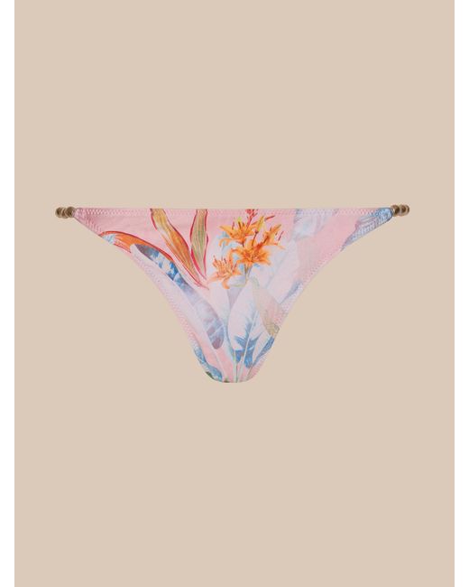 L'Agence Natural String Bikini Bottom