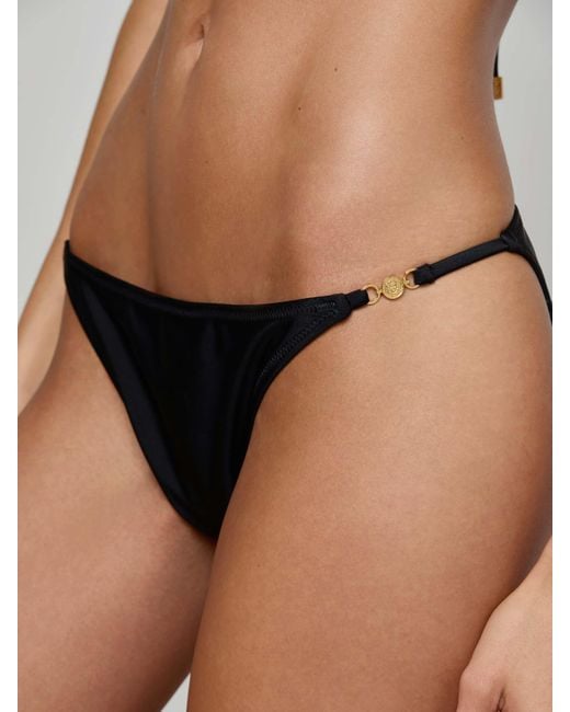 Bas De Bikini Ficelle, Noir L'Agence en coloris Black