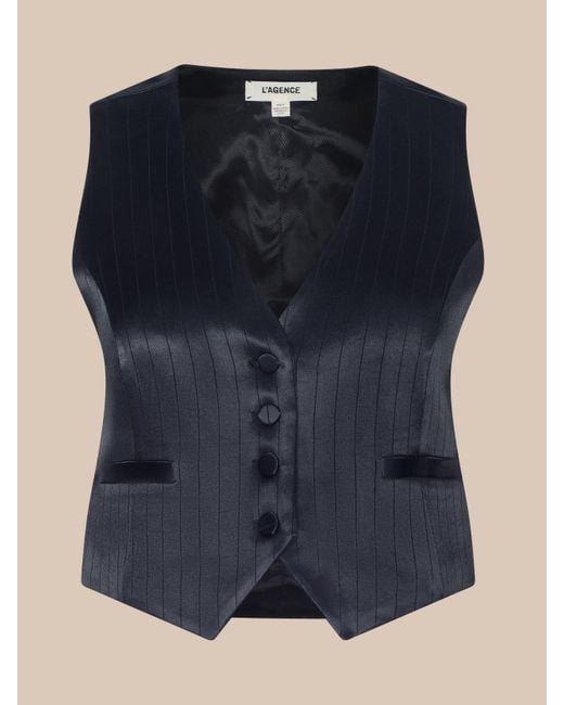 L'Agence Blue Jianna Vest