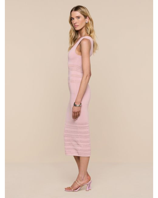 L'Agence Pink 'Agence Taren Knit Dress