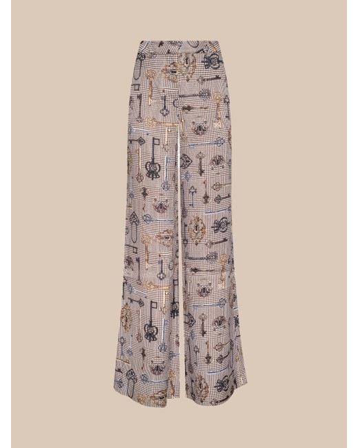 L'Agence Natural Pilar Wide-Leg Pants