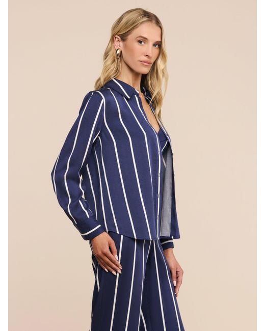 L'Agence Blue Ellery Shirt