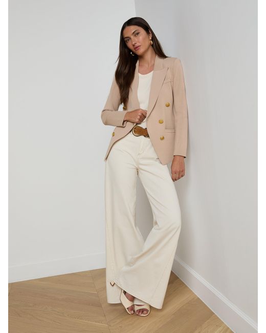 L'Agence Natural Amelia Knit Blazer