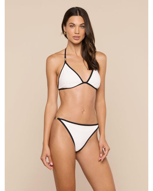 L'Agence Natural Annabelle Bikini Top