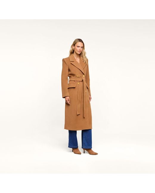 L'Agence Brown Kolina Long Coat