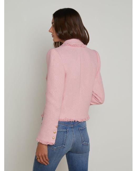 L'Agence Multicolor Sylvia Collared Jacket