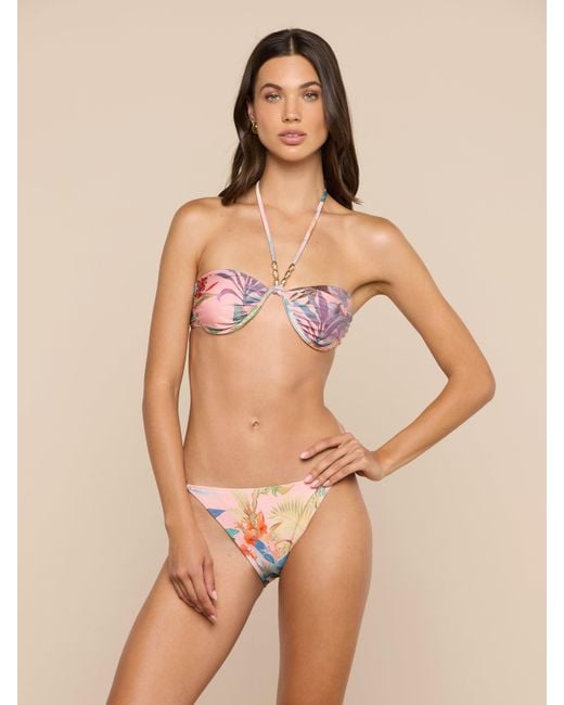 L'Agence Natural String Bikini Bottom