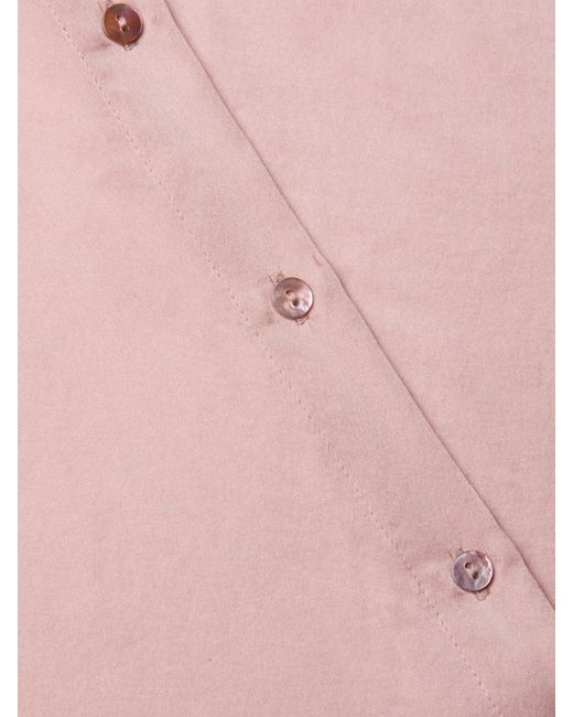 L'Agence Blue Tyler Silk Blouse Top