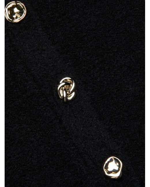 Cardigan En Maille Melissa, Noir/Doré L'Agence en coloris Black