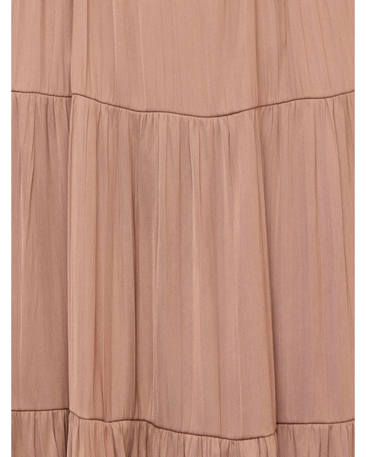 L'Agence Natural Lua Tiered Maxi Dress