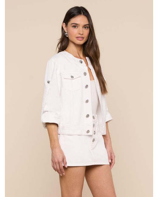 L'Agence White Anouk Jean Jacket