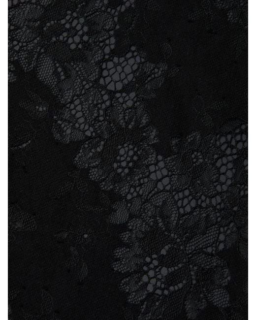 Robe Longue En Dentelle Bettie, Noir L'Agence en coloris Black