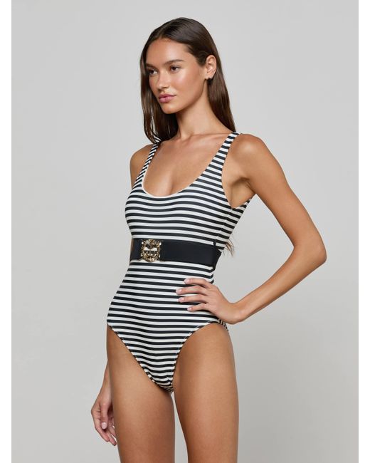 L'Agence Blue 'Agence Mila One-Piece Swimsuit