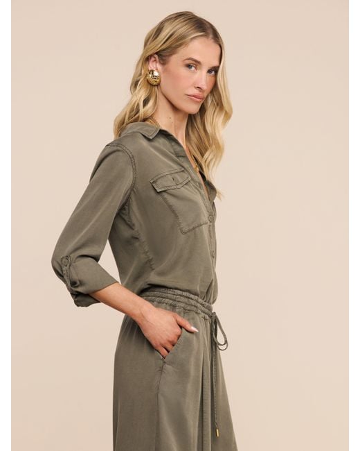 L'Agence Green Pearson Shirt
