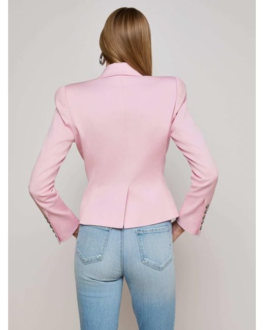 Blazer Bethany, Rose Poudré L'Agence en coloris Pink